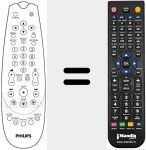 Replacement remote control for REMCON1066