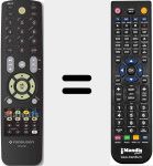 T&eacute;l&eacute;commande pour remplacer RCU240