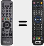 Télécommande pour remplacer RMG10 (0320200096)