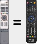 Télécommande pour remplacer NR301