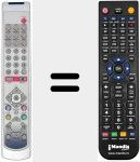 T&eacute;l&eacute;commande pour remplacer REMCON731