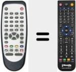 Replacement remote control for REMCON212