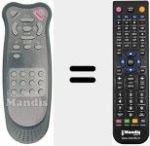 Replacement remote control for REMCON1089