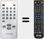 T&eacute;l&eacute;commande pour remplacer REMCON1312