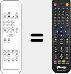 Replacement remote control for REMCON012