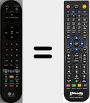 Replacement remote control for AKB30377808