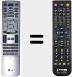 Replacement remote control for 6710V00151S