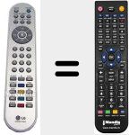 Télécommande pour remplacer AKB30377805