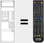 T&eacute;l&eacute;commande pour remplacer REMCON662