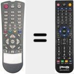 Replacement remote control for REMCON243