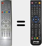 T&eacute;l&eacute;commande pour remplacer NS18100