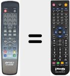 Télécommande pour remplacer REMCON1055