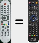 Télécommande pour remplacer RC 903 (35883310)