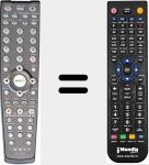 T&eacute;l&eacute;commande pour remplacer DV983H