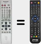 Télécommande pour remplacer EUR7615KPO