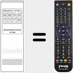 Replacement remote control for RC1409