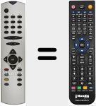 Télécommande pour remplacer RC1543