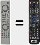 T&eacute;l&eacute;commande pour remplacer RC 1546 (08001461)