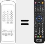 Télécommande pour remplacer RC21211