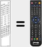 Replacement remote control for RC3010