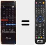 Replacement remote control for RC40S