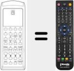 Replacement remote control for RC43