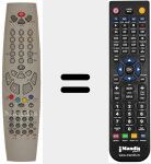 T&eacute;l&eacute;commande pour remplacer RC5010 11