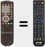 Replacement remote control for RC514A