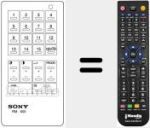 Replacement remote control for RM 605 (A1009022A)