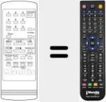 Replacement remote control for REMCON1314