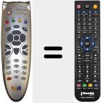 Replacement remote control for REMCON258