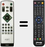 T&eacute;l&eacute;commande pour remplacer REMCON391