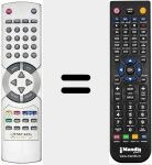 T&eacute;l&eacute;commande pour remplacer REMCON1360