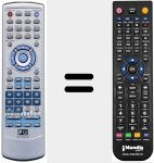 T&eacute;l&eacute;commande pour remplacer REMCON768