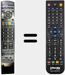 Télécommande pour remplacer REMCON579