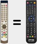 Replacement remote control for REMCON672