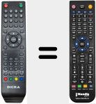 Replacement remote control for REMCON1257