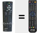Replacement remote control for DCT200 (35061860)