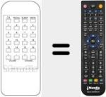 Replacement remote control for REMCON1339