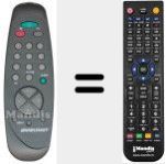 Replacement remote control for REMCON1237