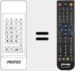 Télécommande pour remplacer REMCON1137