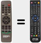 T&eacute;l&eacute;commande pour remplacer REMCON037