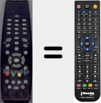 Replacement remote control for ICAN2000T