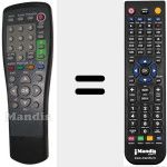 Replacement remote control for 9132176
