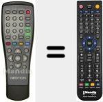 Replacement remote control for REMCON665