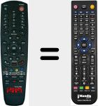 T&eacute;l&eacute;commande pour remplacer DUO002