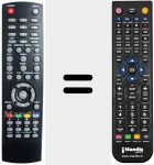 Télécommande pour remplacer REMCON884