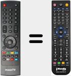 Replacement remote control for LN5000 HD