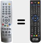 Télécommande pour remplacer RC 633 (014002900)