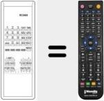 T&eacute;l&eacute;commande pour remplacer RC0405 D2MACDEC